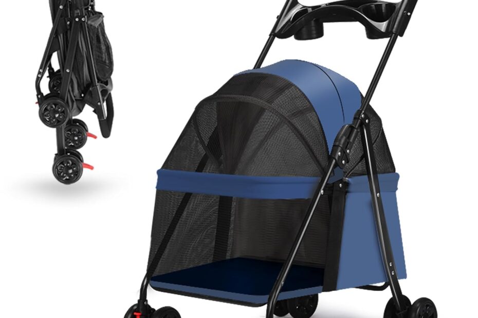 The Ultimate Pet Stroller: Discover Comfort & Convenience for Your Furry Friend!