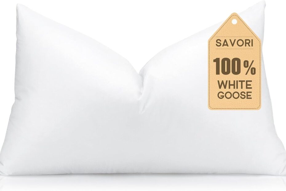 Transform Your Comfort: SAVORI Down Feather Throw Pillow Inserts Reviewed!