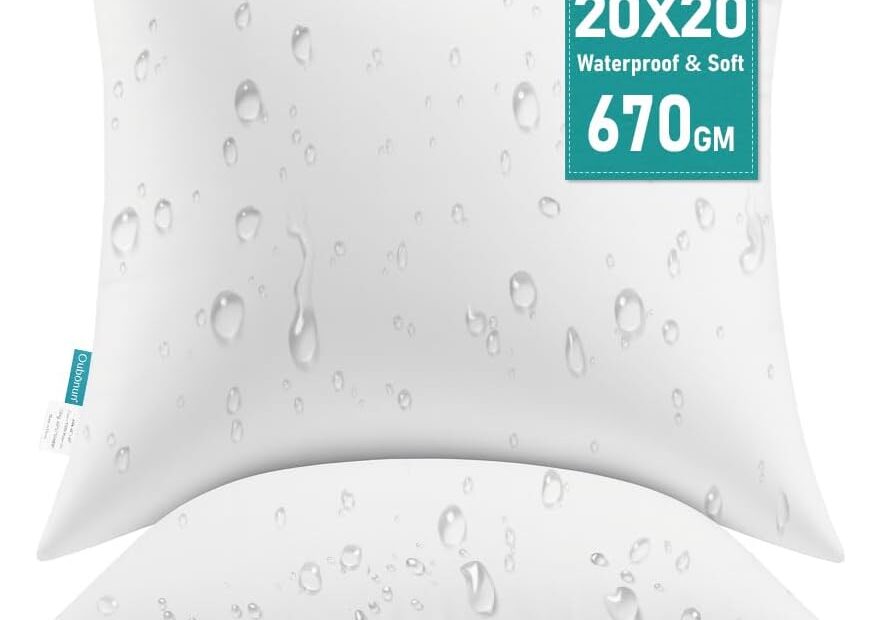 Transform Your Outdoor Space with Oubonun 20x20 Waterproof Pillow Inserts!