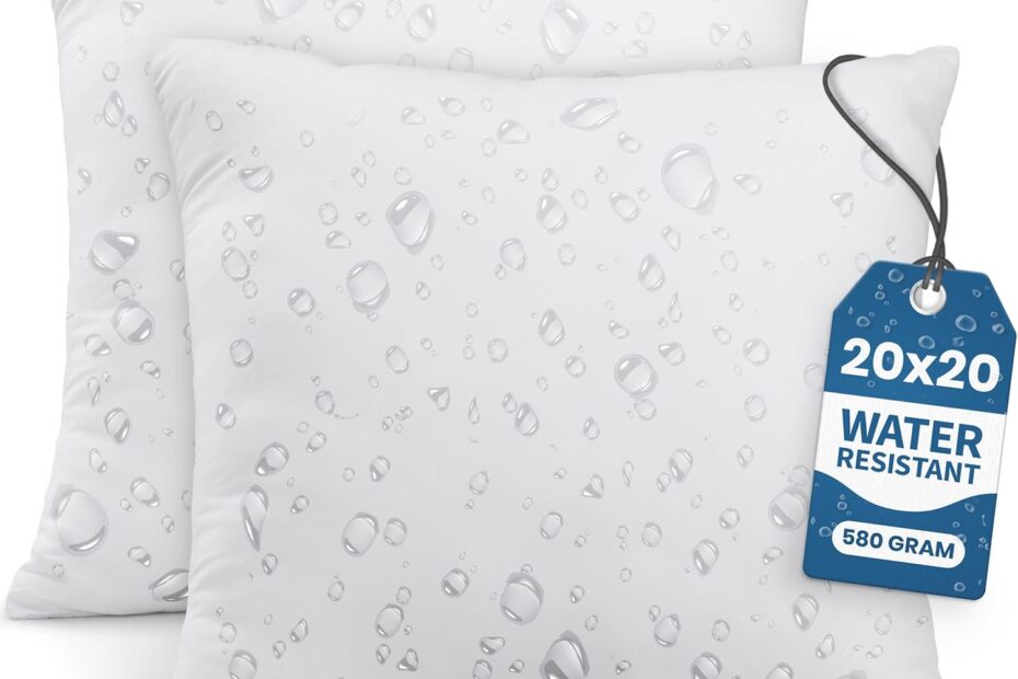 Transform Your Outdoors: Utopia Bedding Water Resistant Pillow Inserts Review