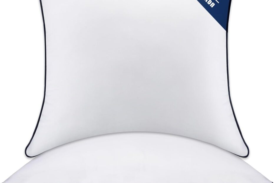 Transform Your Space: Fluffy Blue-Edged Pillow Inserts Review