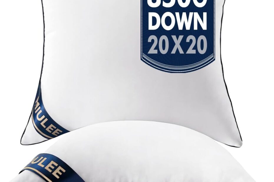 Transform Your Space: MIULEE 20x20 Premium Down Alternative Pillow Inserts Review