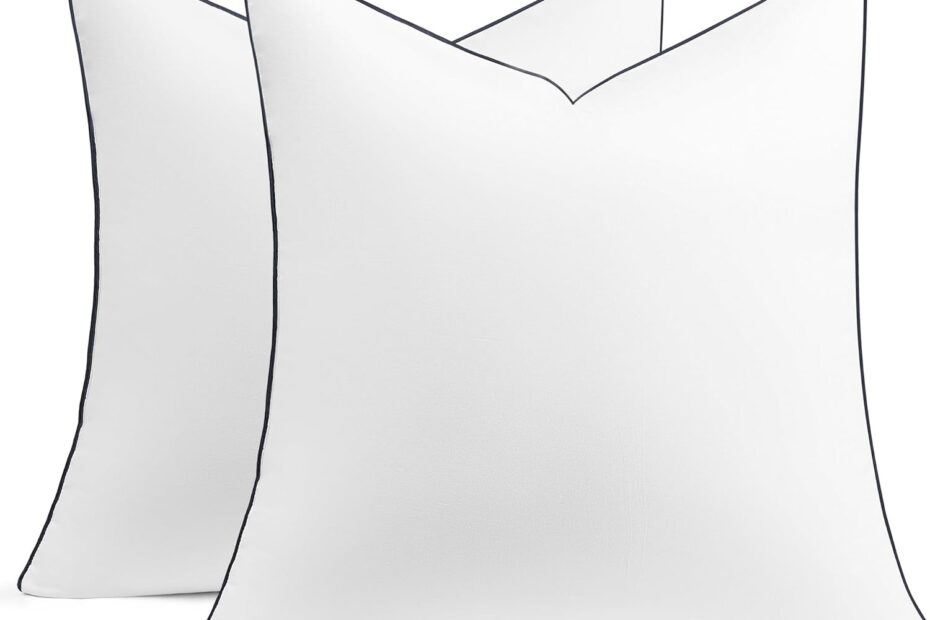 Transform Your Space with puredown® 20x20 Fluffy Pillow Inserts: A Review of Comfort and Style