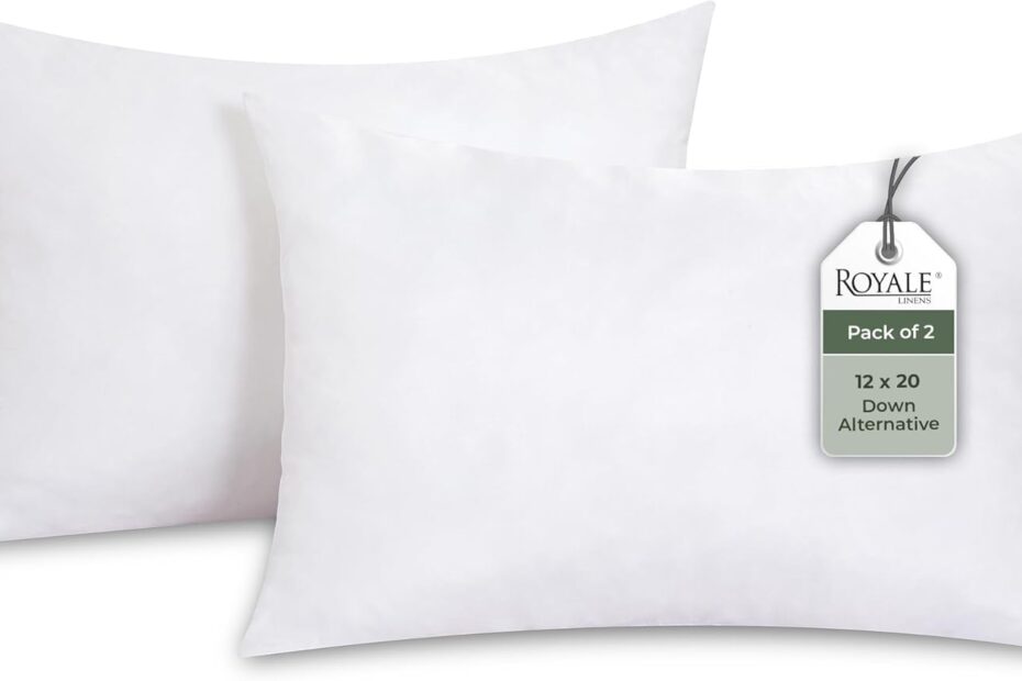Transform Your Space with ROYALE LINENS Down Alternative Pillow Inserts: A Cozy Review!