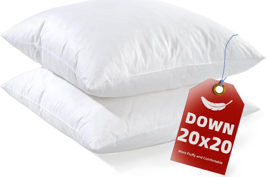 Transform Your Space with YSTHER Down Feather Throw Pillows: A 20x20 Review!