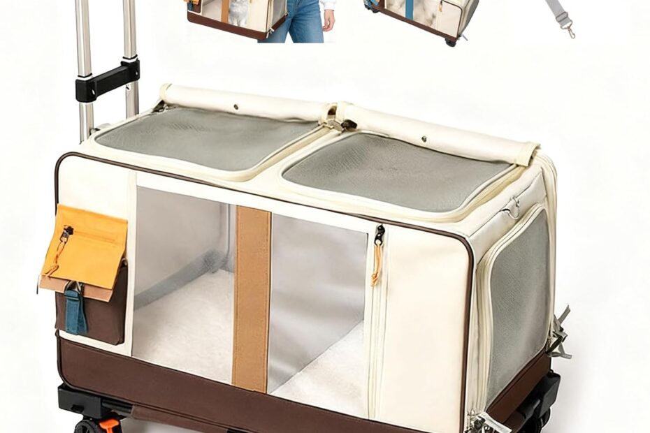Travel in Style: Review of the Ultimate Large Cat Carrier with Wheels for Two Cats
