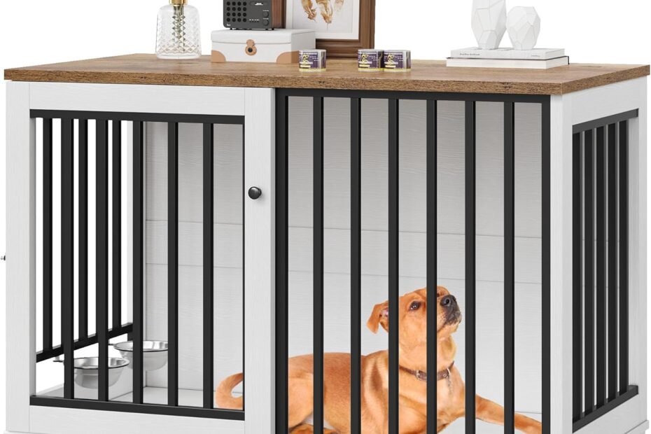 TTVIEW 47” Heavy Duty Dog Crate: Stylish & Functional Pet Furniture Review