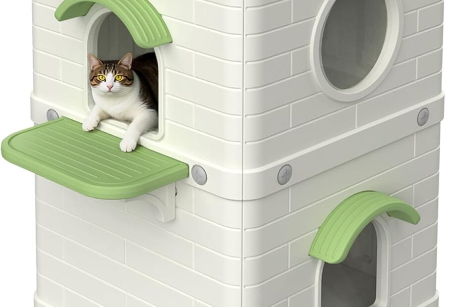 Ultimate Comfort for Cats: Review of the 2-Story Weatherproof Outdoor Cat House