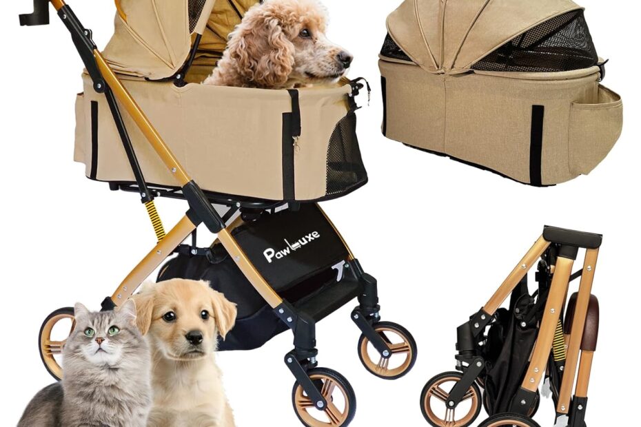 Ultimate Comfort on the Go: The 4-in-1 Pet Stroller for Small to Medium Pets