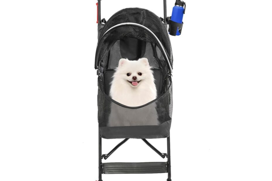 Ultimate Comfort on the Go: The Folding Pet Stroller for Dogs and Cats Reviewed!