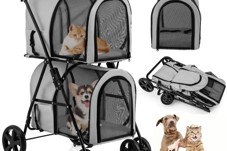 Ultimate Convenience: Review of the 4-in-1 Pet Stroller for Small Dogs & Cats