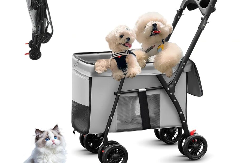 Ultimate Freedom: Review of the Foldable Pet Stroller for Comfortable Travels with Your Furry Friend!