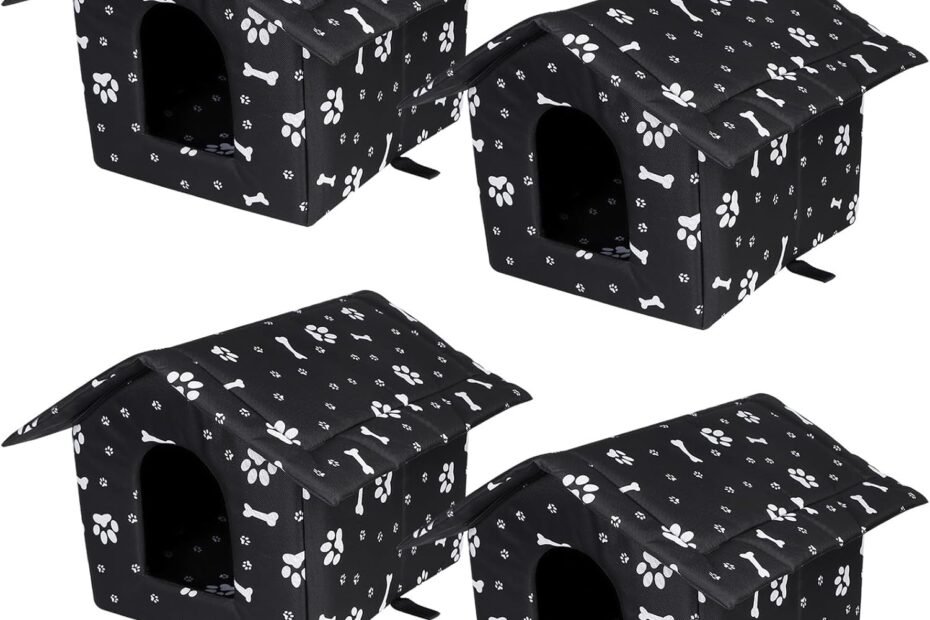 Ultimate Winter Shelter: 4 Pcs Weatherproof Cat House Review for Feral & Stray Cats