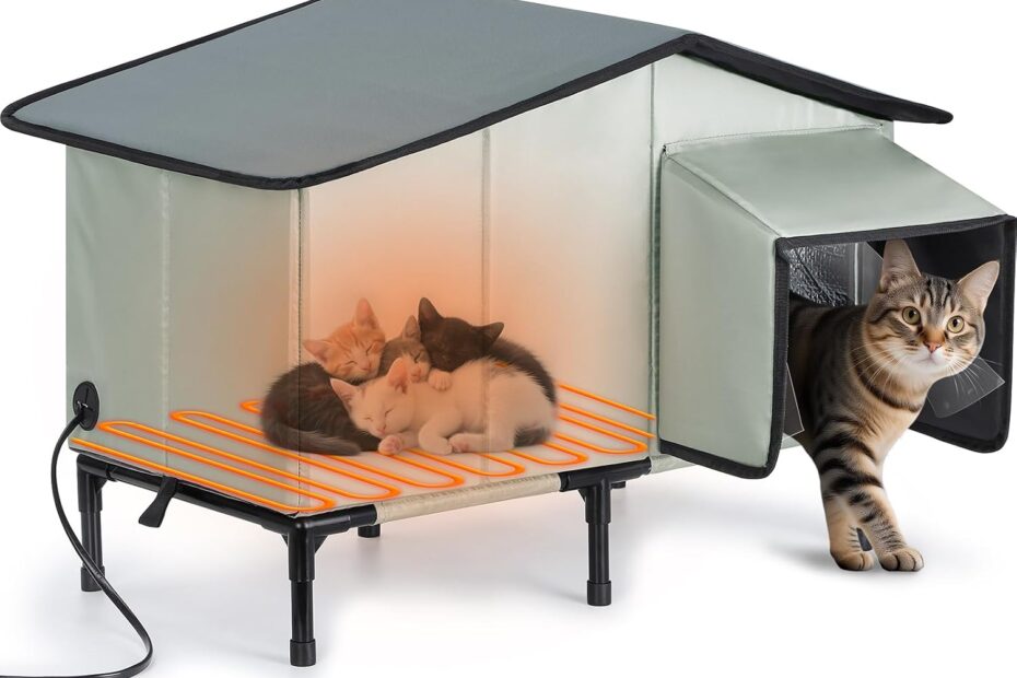 Warm & Cozy: The Ultimate Heated Cat House for Happy Feline Winters!