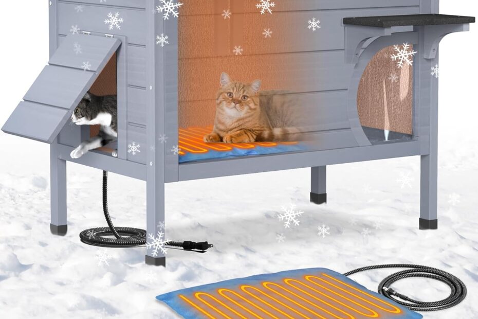 Warm & Cozy: The Ultimate Heated Cat House for Outdoor Comfort